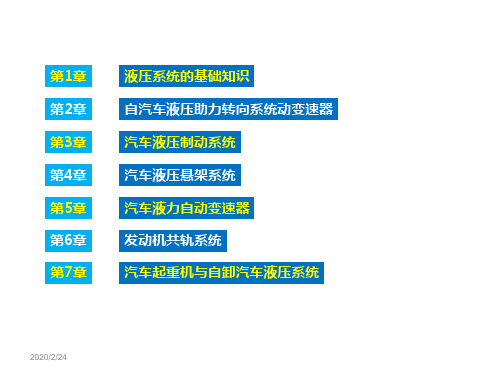 汽车液压制动系统