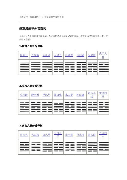 周易六十四卦详解