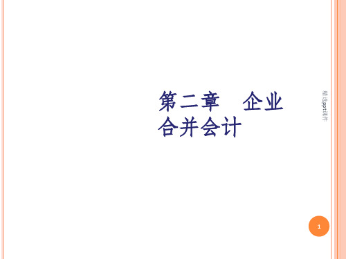 企业合并会计ppt课件
