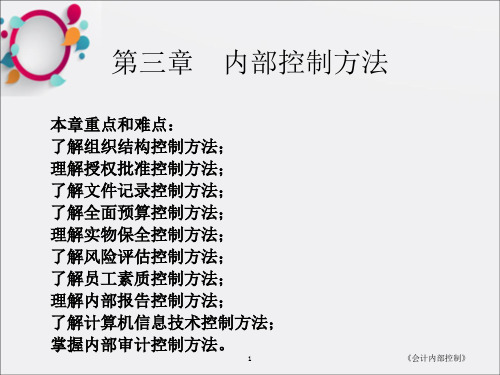 《内部控制方法》PPT课件