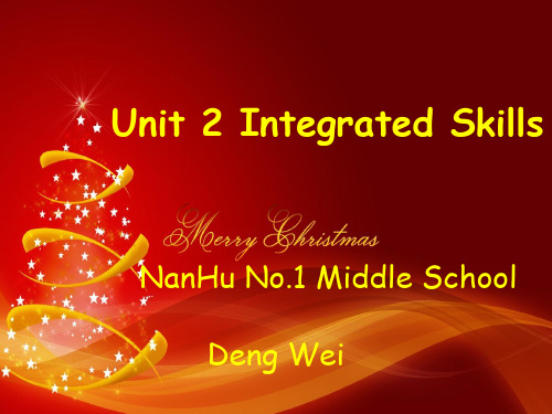 牛津版九年级Unit2IntegratedSkills课件(共24张PPT)