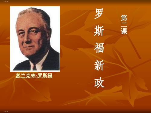 《罗斯福新政》历史部编版PPT2