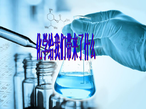 沪教版初中化学九上 1.1 化学给我们带来了什么  课件 