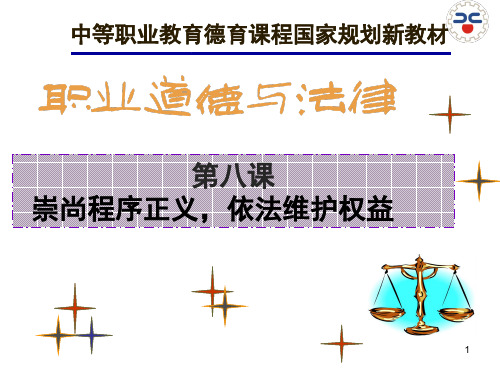 第八课崇尚程序正义