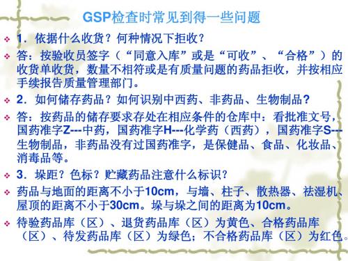 GSP常见问题