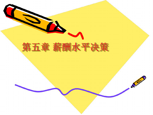 薪酬管理_薪酬水平决策