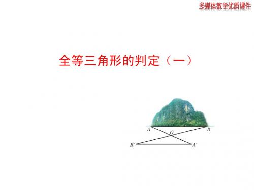 2.5.2三角形全等的判定定理1(东直门梁燕)