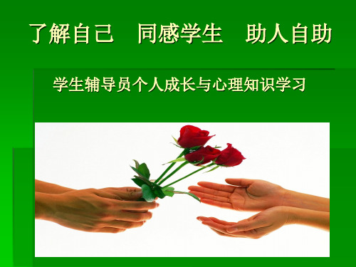 辅导员的心理健康与自我成长
