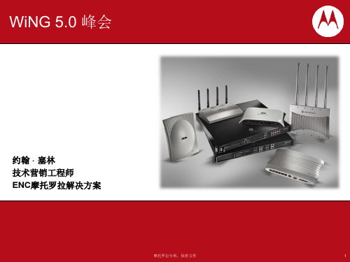 摩托罗拉无线WING5.0培训文档-2