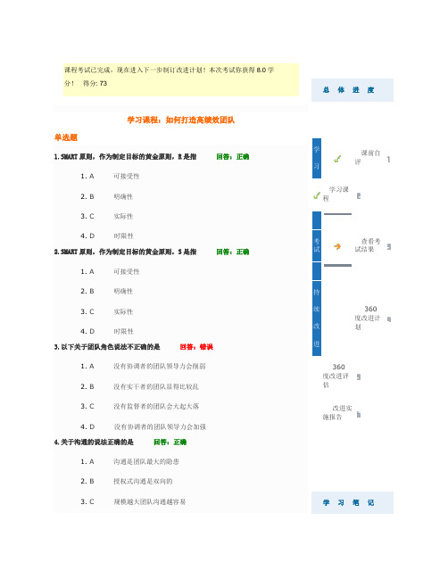 如何打造高绩效团队百度文库