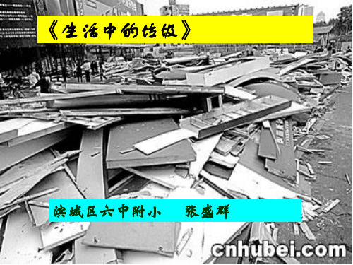 《生活中的垃圾》课件