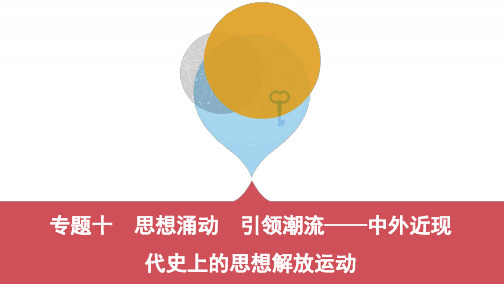 专题十 思想涌动 引领潮流——中外近现代史上的思想解放运动