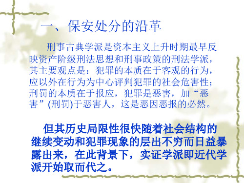 保安处分