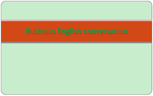 English Conversation