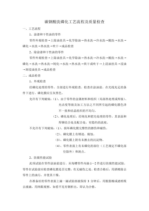 酸洗工艺流程