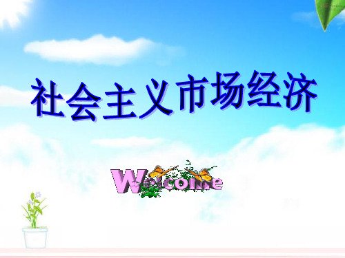 人教版社会主义市场经济完美课件PPT(高中政治)2