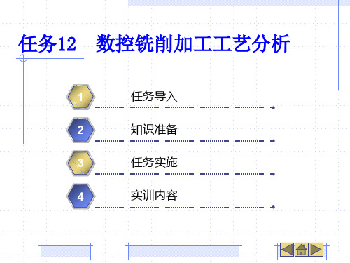 数控编程与实训-数控铣削加工工艺分析