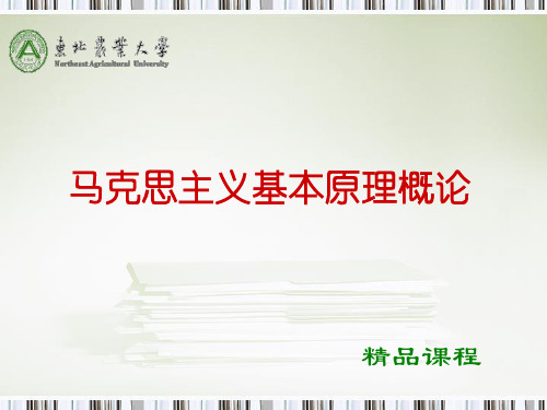 马克思基本原理  第三章