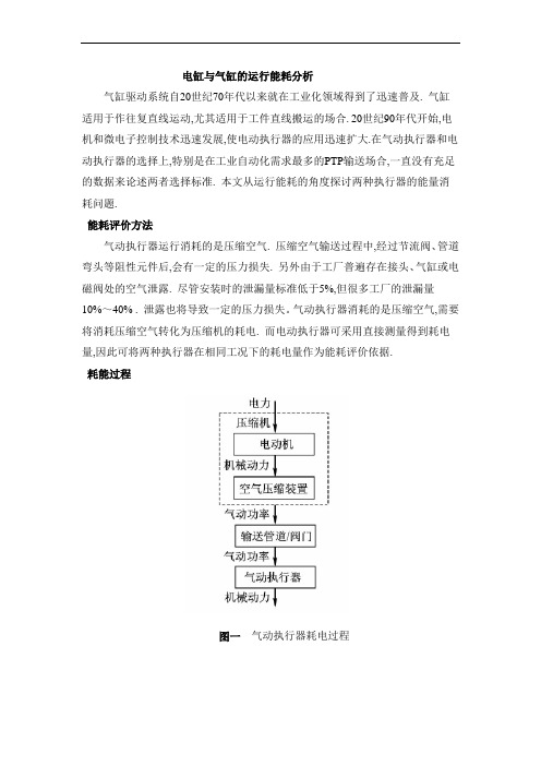 电缸和气缸的区别分析