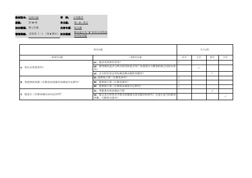 小学数学三年级上册第三单元《里程表(一)》探究问题