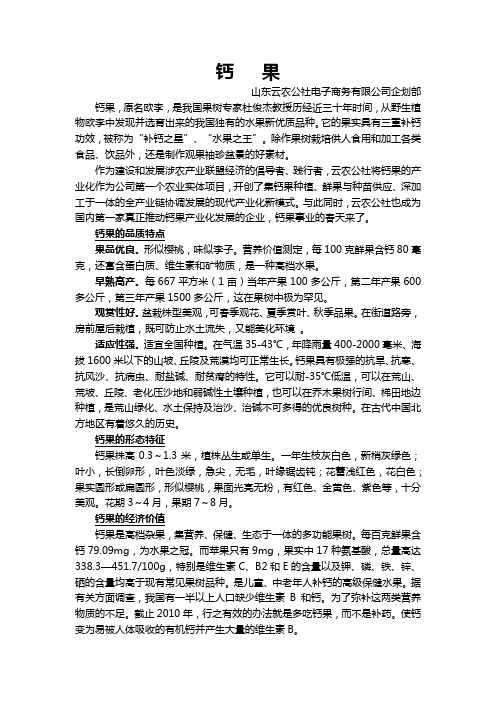 钙果