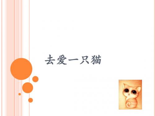 养猫养犬学课件