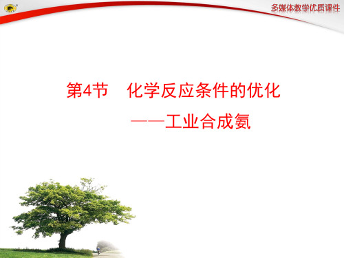 第4节  化学反应条件的优化——工业合成氨
