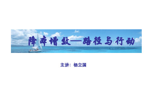 降本增效—路径与行动