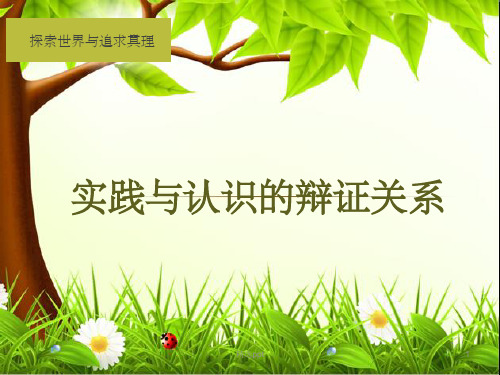 实践与认识的辩证关系完整ppt课件