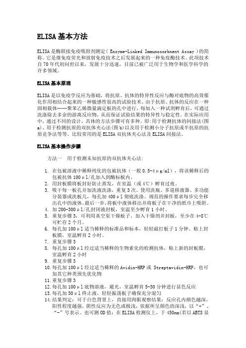 ELISA基本方法