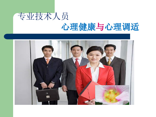 专业技术人员心理健康与心理调适