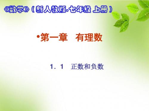 正数和负数.ppt