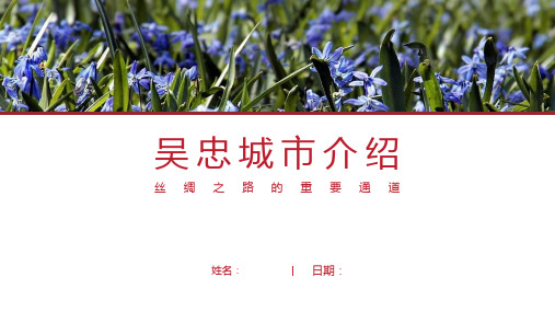 吴忠介绍-吴忠简介PPT(经典版)