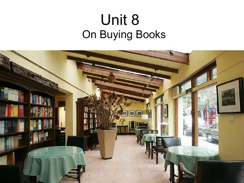 新编英语教程 3 Unit 8 On Buying Books