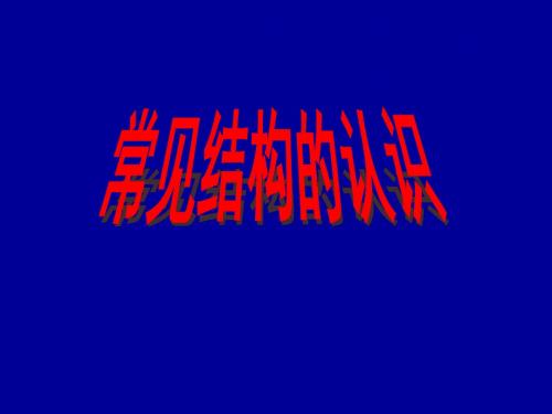 通用技术常见结构的认识苏教版