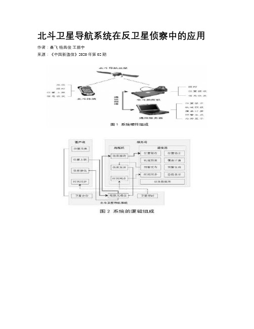 北斗卫星导航系统在反卫星侦察中的应用
