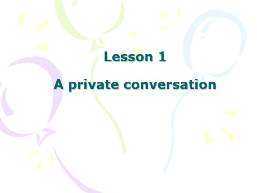 新概念英语2 Lesson1课件(共60张PPT)