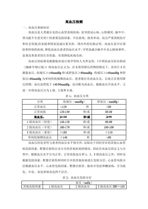 高血压检测技术文档