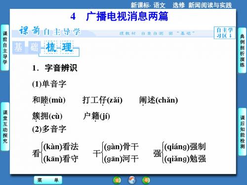 消息：带着露珠的新闻ppt15(5份) 人教课标版3