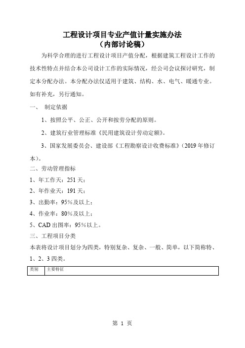 建筑设计产值办法-5页word资料
