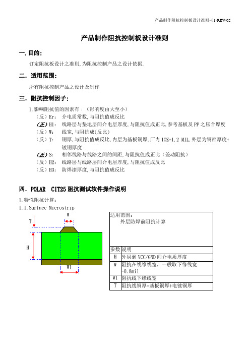 阻抗设计培训教材