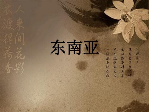 第二节 东南亚2