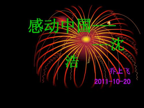 感动中国------沈浩