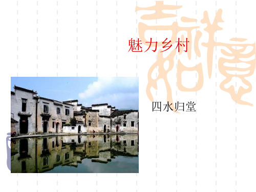 魅力乡村——四水归堂