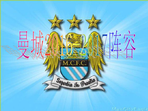 曼城2016-2017阵容