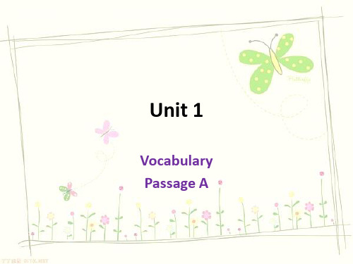 U1PAVocabulary