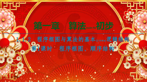 高中数学算法初步算法与程序框图程序框图与算法的基本逻辑结构程序框图顺序结构