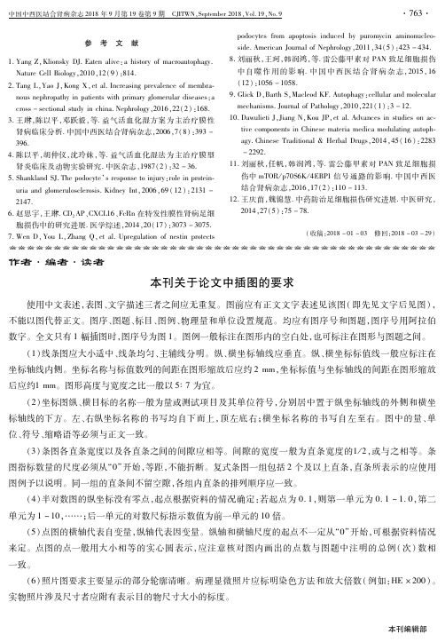 本刊关于论文中插图的要求