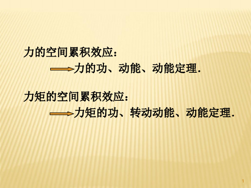 力矩做功刚体绕定轴转动的动能定理ppt课件