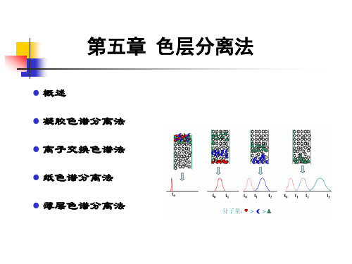 分离科学与技术第5章 色层分离法